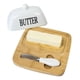 thumbnail image 4 of Mantequillera Mantequera Base Madera Decorativa blanco, 4 of 4