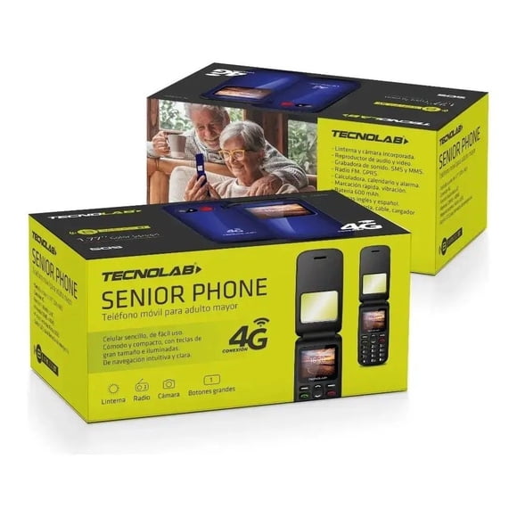 Tecnolab Senior Phone TL038 128 MB rojo 64 MB RAM