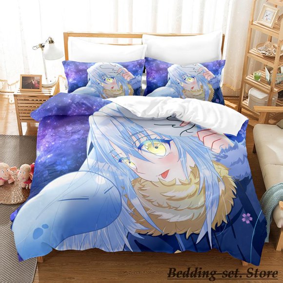 Rimuru Tempest Bedding Set Bed Set Adult Kid Bedroom Duvetcover Setsparure de lit Bed