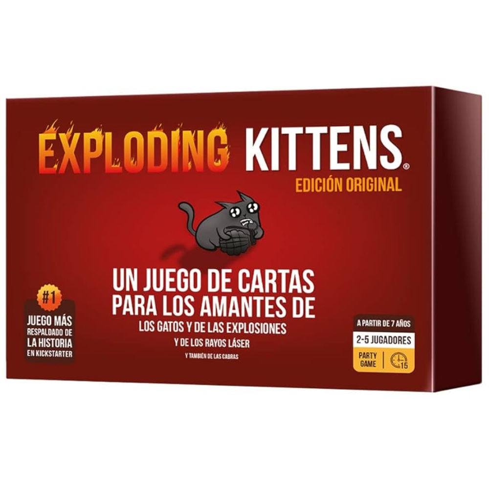 Asmodee - Juego De Estrategia Exploding Kittens