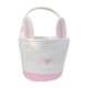 thumbnail image 1 of Cesta De Pascua Con Asa, Cesta Portátil Para Dulces Para Niños Y Niñas, Color Rosa, 1 of 5