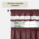 thumbnail image 4 of Juego de cortinas para ventana ACHIM Tier and Valance Live Love Laugh, 4 of 6
