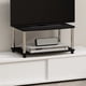 thumbnail image 2 of Base para TV Furinno Turn-N-Tube de 2 niveles, color americano/cromo, 2 of 7