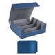 thumbnail image 1 of Estuche Para Tarjetas Caja De Almacenamiento Multifuncional Para Tarjetas Comerciales Para Coleccionistas De Tarjetas Regalo AZUL, 1 of 4