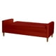 thumbnail image 3 of Futón Sofá Cama Genova Pu Rojo, 3 of 4