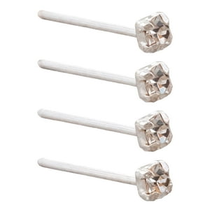 Genérico - Piercing De Nariz Nostril Straight Punto De Luz - Plata 925