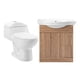 thumbnail image 1 of Pack Baño Segovia | Mueble Vanitorio Rústico + Sanitario, 1 of 5
