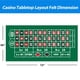 thumbnail image 2 of Tapete de fieltro para blackjack y ruleta GSE Games & Sports Expert 183 x 91 cm, 2 of 7