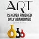 thumbnail image 2 of Decomural Art Is Never Finished Leonardo Da Vinci WS-44098, 2 of 2