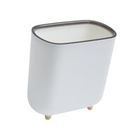 Magideal - Cubo De Basura, Cubo De Almacenamiento Antideslizante, Tipo De Presión Sólida, Cubo De Basura Estrecho, Cesta De Basura Para Dormitorio, Sala De Estar Sin Tapa
