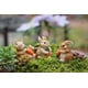 thumbnail image 4 of 3 piezas de conejitos en miniatura, accesorios para jardín de hadas, conejos de Pascua, resina, decoración de bonsái para jardín, esculturas, estatuas, figuras para plantas en macetas de césped., 4 of 7