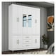thumbnail image 2 of Closet con Espejos 10 Puertas Blanco, 2 of 3