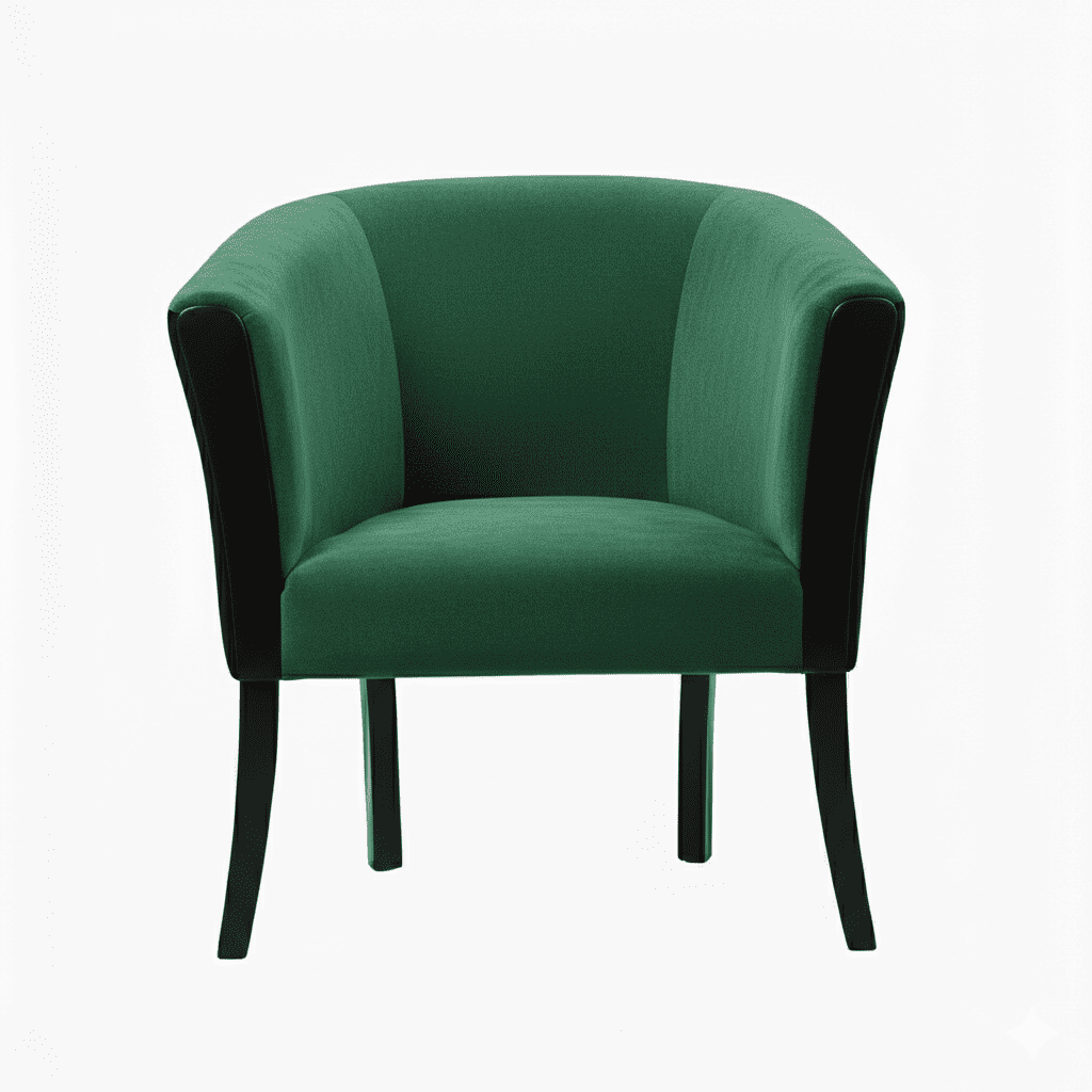 Muebles New - Sitial Americano Verde Felpa