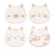 thumbnail image 1 of Set 4 Posavasos Ceramica 4 Piezas Diseño Gato Tierno, 1 of 2
