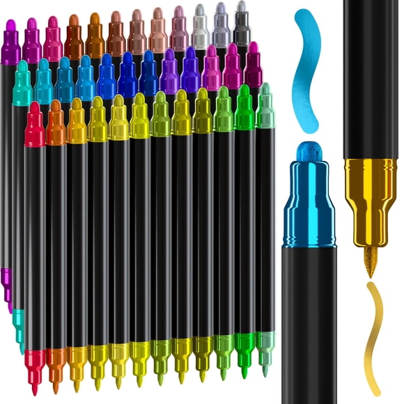 Marcadores de pintura acrílica ARTISTRO 36 Metallic para múltiples superficies