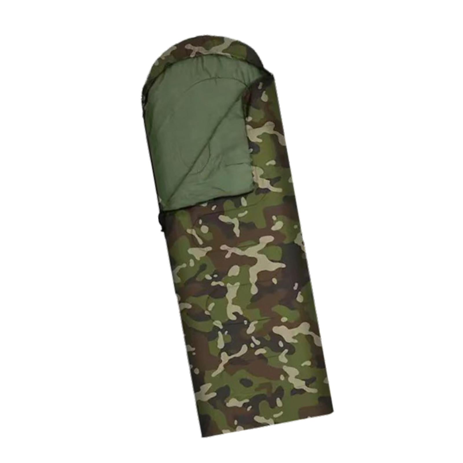 Ioensy - Camping Saco De Dormir Portátil Mantener Caliente Para Actividades Al Aire Libre Senderismo Viajes Camo 0,95 Kg