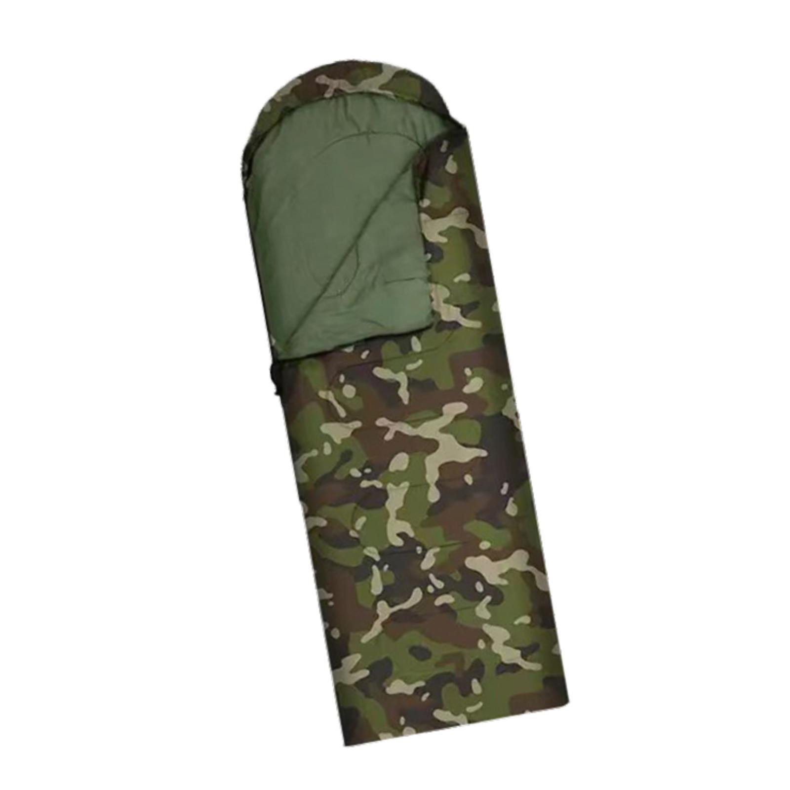 Ioensy - Camping Saco De Dormir Portátil Mantener Caliente Para Actividades Al Aire Libre Senderismo Viajes Camo 0,95 Kg