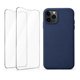 thumbnail image 1 of Carcasa Silicona Azul Marino iPhone 11 Pro + 2 Micas Vidrio Templado, 1 of 4