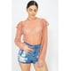 thumbnail image 1 of Top con Volantes de Encaje de Crochet Transparente, 1 of 5