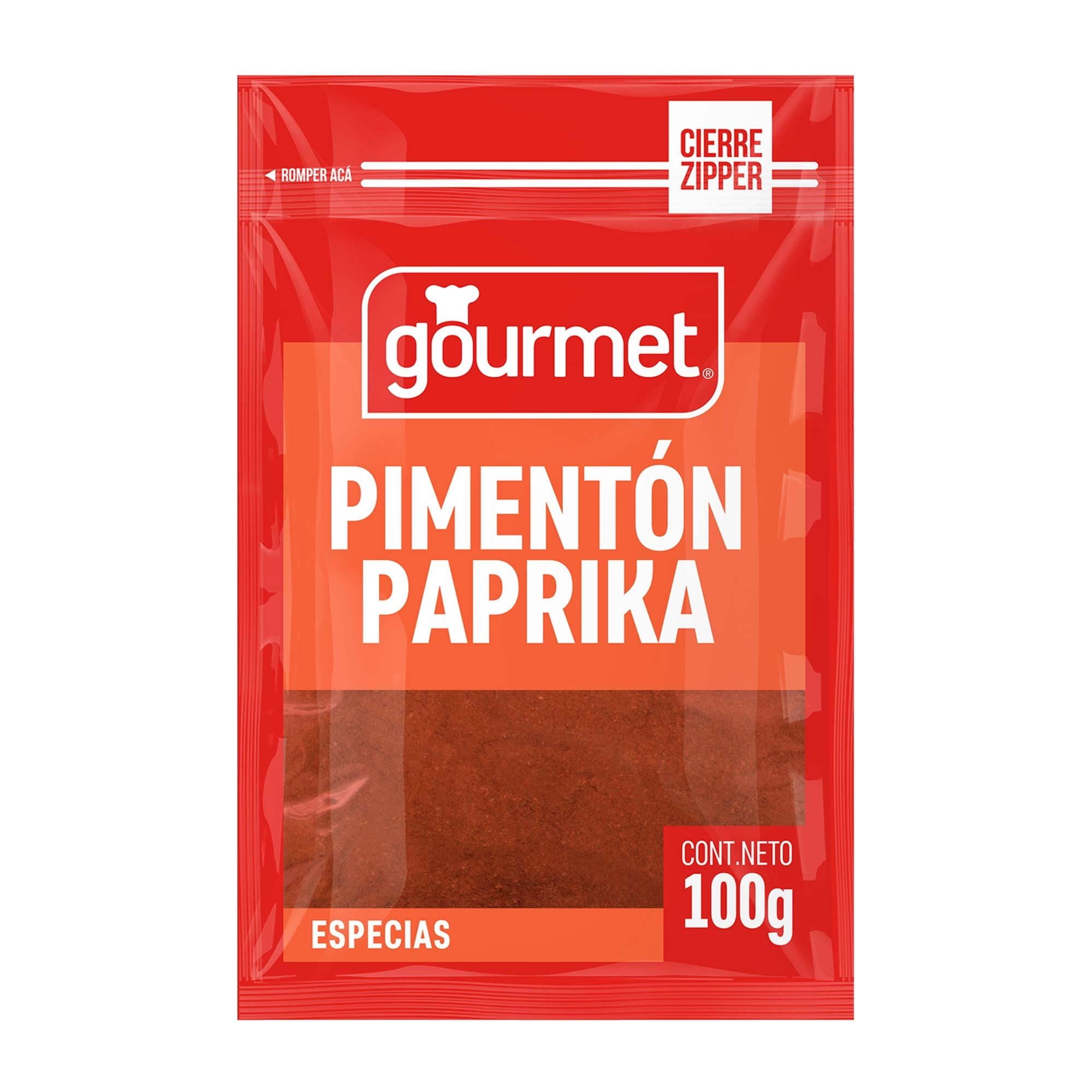 Pimentón Paprika Bolsa 100 g Gourmet