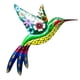 thumbnail image 4 of Colibrí De Metal Arte De La Pared Adorno Escultura Colgando Decoración Para El Hogar Al Aire Libre B, 4 of 5