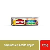 Sardina Aceite Lata Drenado 75 G - Neto 125 G Deyco