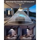 thumbnail image 4 of Ventilador de techo Vaczon de 52" negro y dorado con luz LED, 6 velocidades, 4 of 9