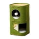 thumbnail image 4 of Cama para gatos de 2 pisos, cueva, casa para gatos, túnel cubierto, condominio, cama cerrada para gatitos, al aire libre, gatitos, juegos múltiples Verde, 4 of 5
