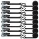 thumbnail image 5 of Correas de amarre con trinquete XSTRAP STANDARD, paquete de 8, 2,5 cm x 3 m, 5 of 9
