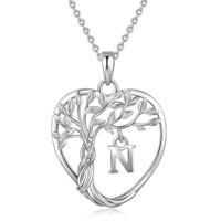 Collar Heshpaws 925 Sterling Silver Eternal Tree Of Life