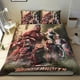 thumbnail image 1 of Thunderbolts Conjunto de sábanas temático, trío de piezas, cómodo y amigable con la piel, diseño único, regalo de decoración para el hogar para familiares, amigos y fans,173cm *218cm, 1 of 6