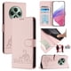 thumbnail image 5 of Funda tipo cartera FOXDOCK para OPPO Reno 12F con soporte, ranuras, RFID, diseño de gato, 5 of 5
