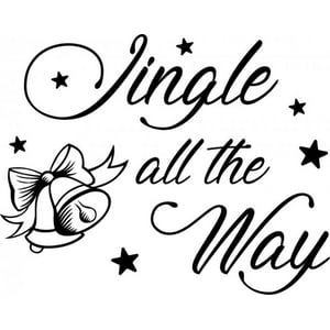 Rienda Libre Graphics - Decomural Jingle All The Way Christmas Ws-50027