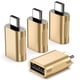 thumbnail image 1 of Adaptador USB POHFP USB-C a USB-A hembra - Pack de 4 color oro, 1 of 6