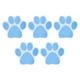 thumbnail image 1 of 5 Pegatinas Antideslizantes Para Bañera Con Estampado De Pata De Perro, Color Azul, Grande, 1 of 3