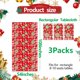 thumbnail image 2 of Mantel desechable CUUSNNY 137 × 274 cm Pack de 3 con diseño de bastón de caramelo, 2 of 7