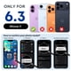 thumbnail image 4 of Funda Cartera para iPhone 17 Morada con Agarre y Bloqueo RFID, 4 of 9