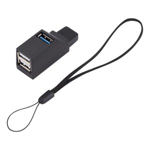 Magideal - Usb 3.0 Hub Splitter, 3 Puertos De Alta Velocidad Mini Usb Hub Usb 3.0 Hub Adapter Portable Compact Plug And Play Usb Splitter Adapter Para Notebook