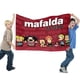 thumbnail image 2 of Mafalda Bandera impresa con temática, regalo perfecto para fanáticos, amigos y familiares, y adecuada para actividades al aire libre e interiores, decoraciones de fiesta. 90 cm × 150 cm., 2 of 6