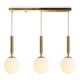thumbnail image 1 of Lámpara Colgante Techo Globo Cristal Moderna 3 Esferas Jhn, 1 of 3