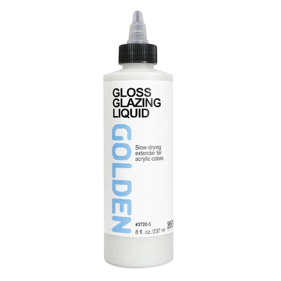 Líquido de glaseado acrílico Golden Gloss, botella de 240 ml