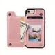 thumbnail image 1 of For IPhone 14 13 12 11 Pro Max XR XS Max SE 2022/2020 7 8 Plus Wallet Case With Card Holder, PU Leather Kickstand Card Slots Case, Double Magnetic Clasp And Durable Shockproof Cover, 1 of 3