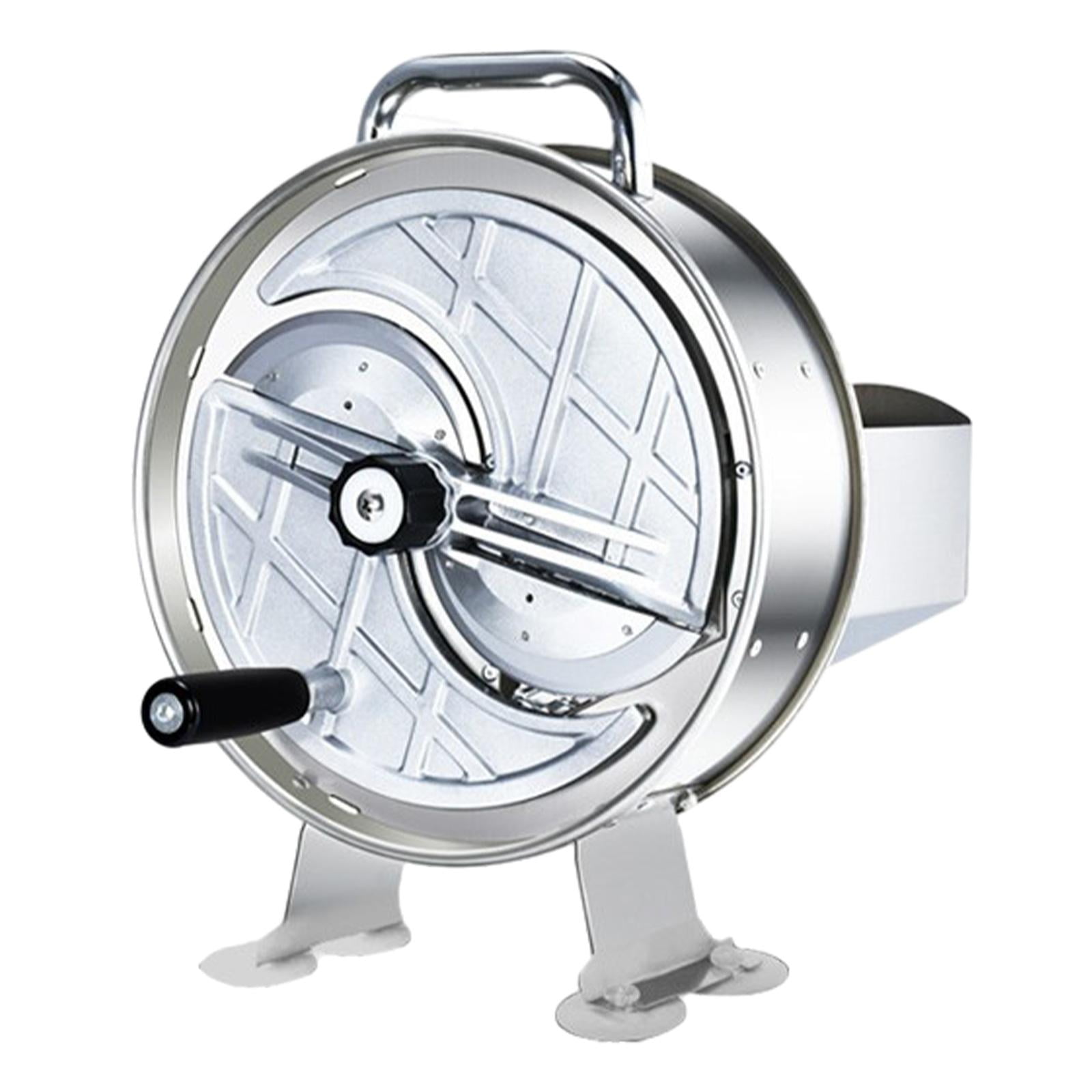 Magideal - Cortadora De Frutas Manual Comercial, Cortador De Verduras De Espesor Ajustable De 0-13mm, Máquina Cortadora Para Plátano, Patatas Fritas Y Cebolla