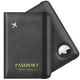 thumbnail image 1 of Funda para pasaporte Stouchi AirTag con RFID, piel sintética, color negro, 1 of 3