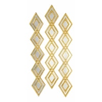 Genérico - Set 3 Espejo Pared Decorativo Panel Artístico Diamante Jhn