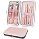 thumbnail image 1 of Set Manicure WOXVM 7 en 1 Acero Inoxidable Estuche Rosa, 1 of 3