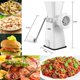 thumbnail image 4 of Picadora de carne manual LHS con cuchillas de acero inoxidable blanca, 4 of 7