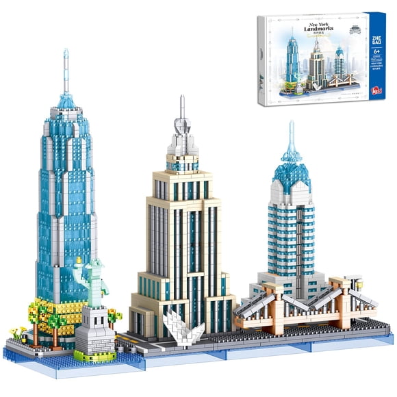 Bloques de construcción APENGBAOL Skyline de Nueva York con 3262 piezas
