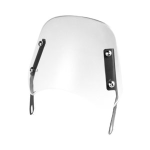 Ioensy - Parabrisas De Motocicleta Vintage De Repuesto, Fácil De Instalar, Con Soporte De Montaje Transparente