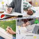 thumbnail image 3 of Linbsunne Gel Pens, 0.5 mm Black Ink Pens Quick Dry, 12 Count, 3 of 3